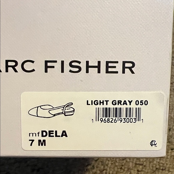 Marc Fisher Women's Gray Patent Slingback Flats - Picture 7 of 7